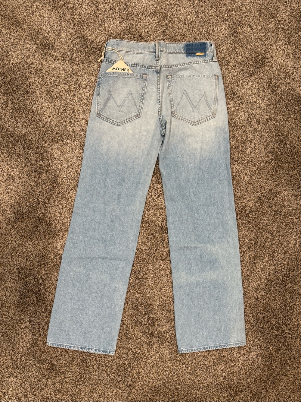 MOTHER Mid Rise Rambler Zip Flood Jeans | Size 26 | NWT - Picture 2 of 9